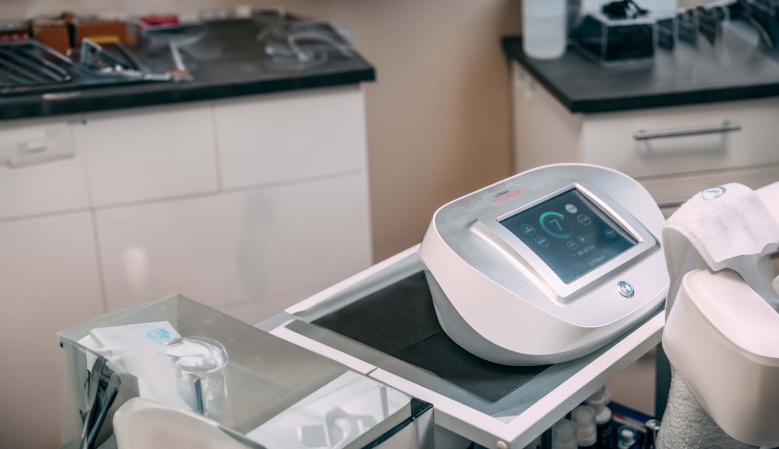 Behandlingsrommet med Ultra V Triderm-teknologi